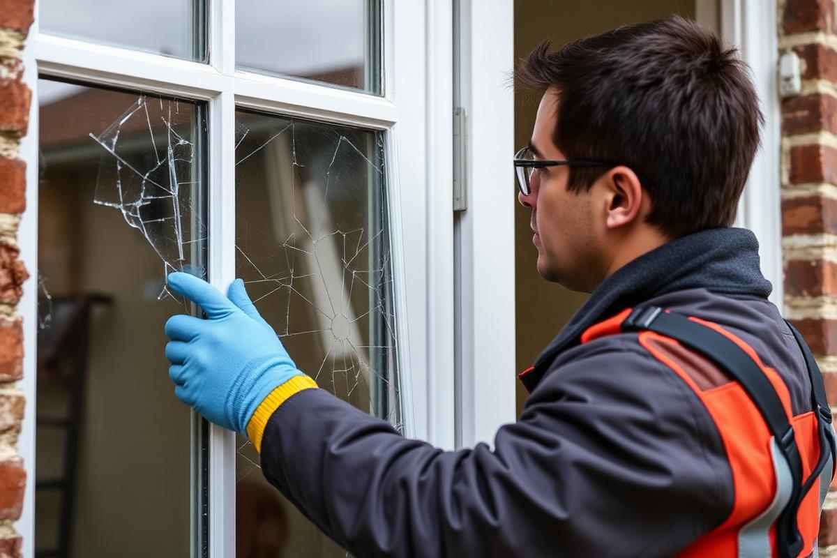 un vitrier en intervention à Béthune (62400)
