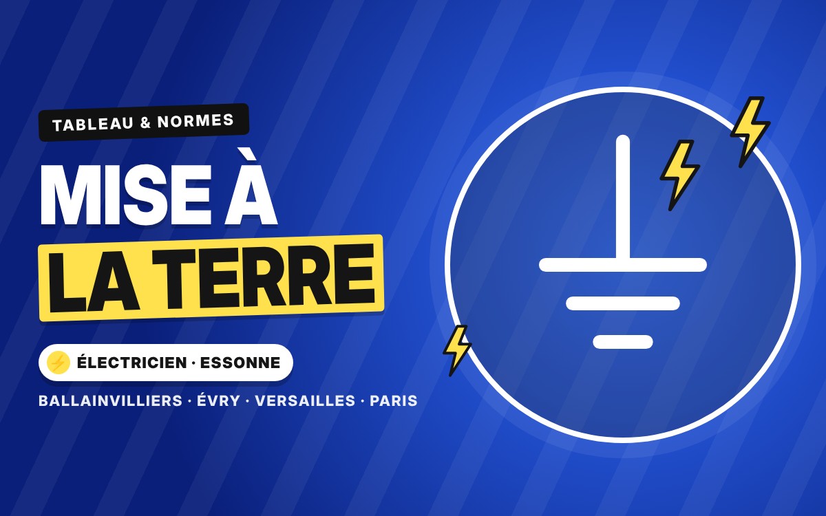 Mise à la terre et liaison équipotentielle à Igny