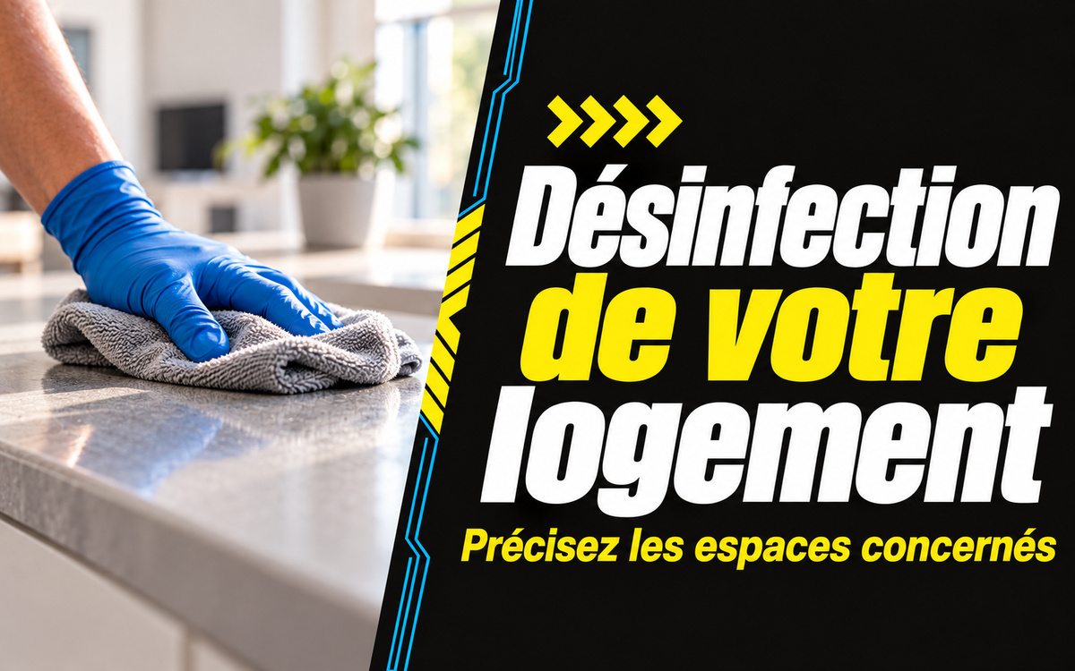 Désinfection de votre logement à Bordeaux et dans un rayon de 40 km à Izon