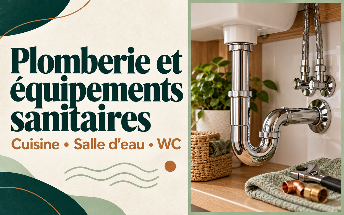 Plomberie et équipements sanitaires à Jonzac et dans un rayon de 100 km à Haux
