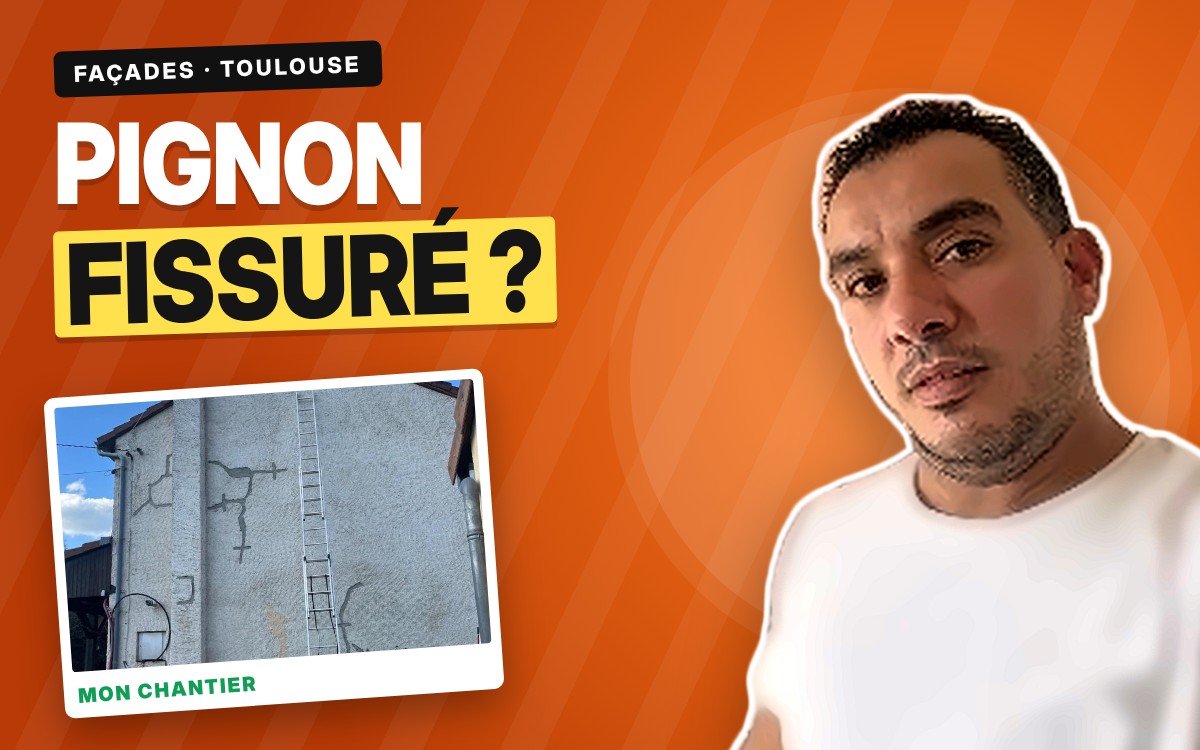 Reprise des fissures de pignon à Lacaugne