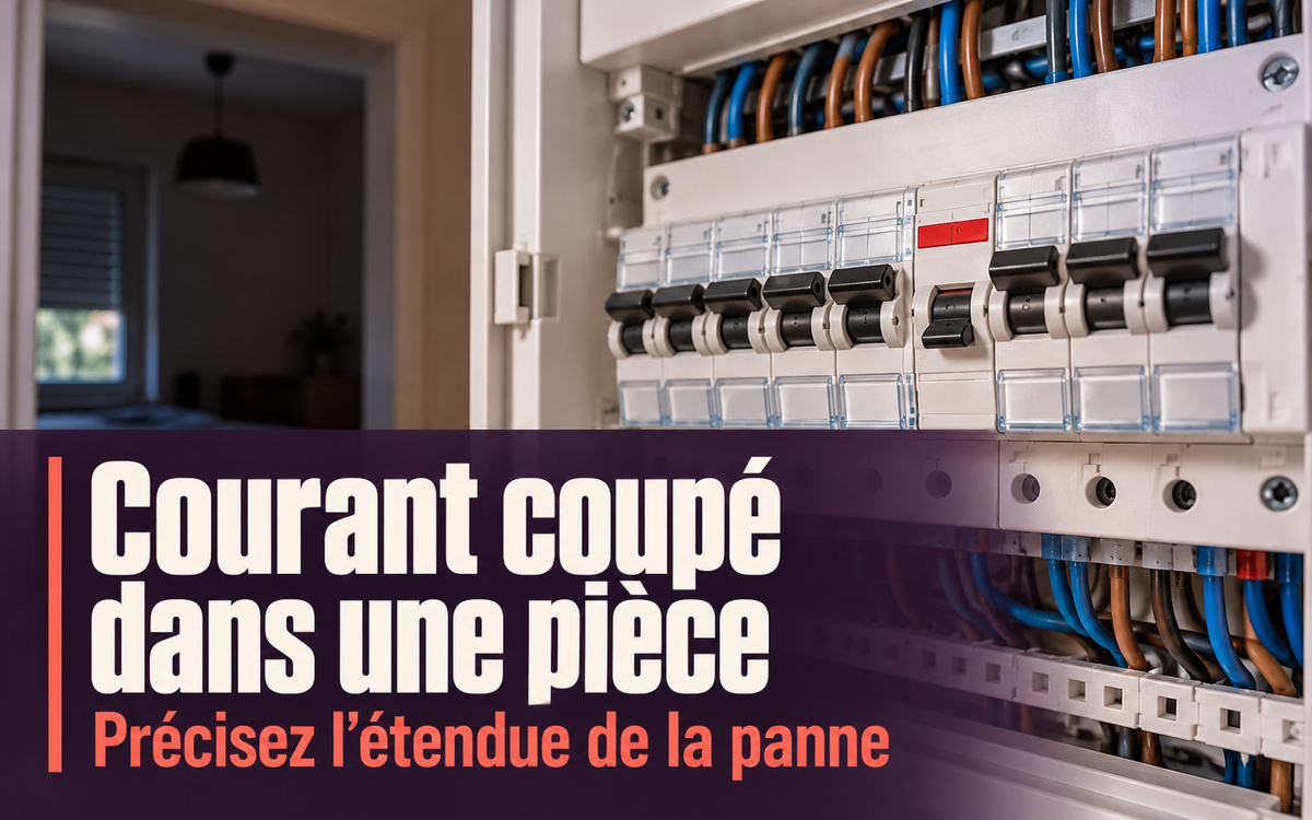 Je vais rétablir le courant dans votre logement à Igny