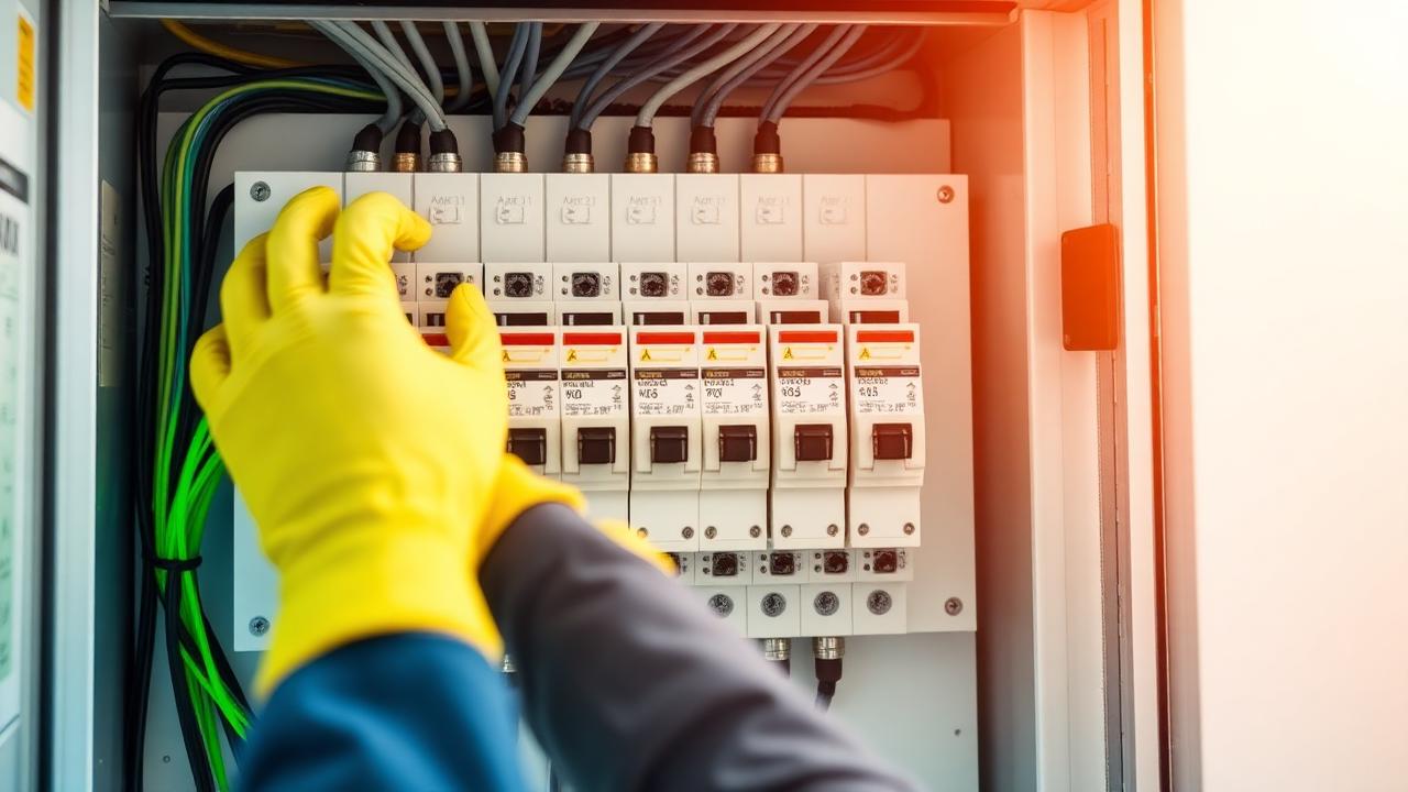 un installateur photovoltaïque en intervention à Vernaison