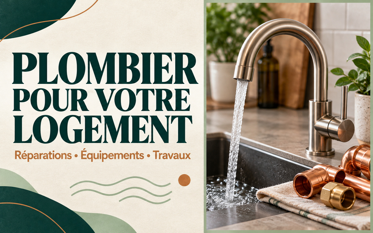 Plombier pour votre logement à Jonzac et dans un rayon de 100 km à Haux