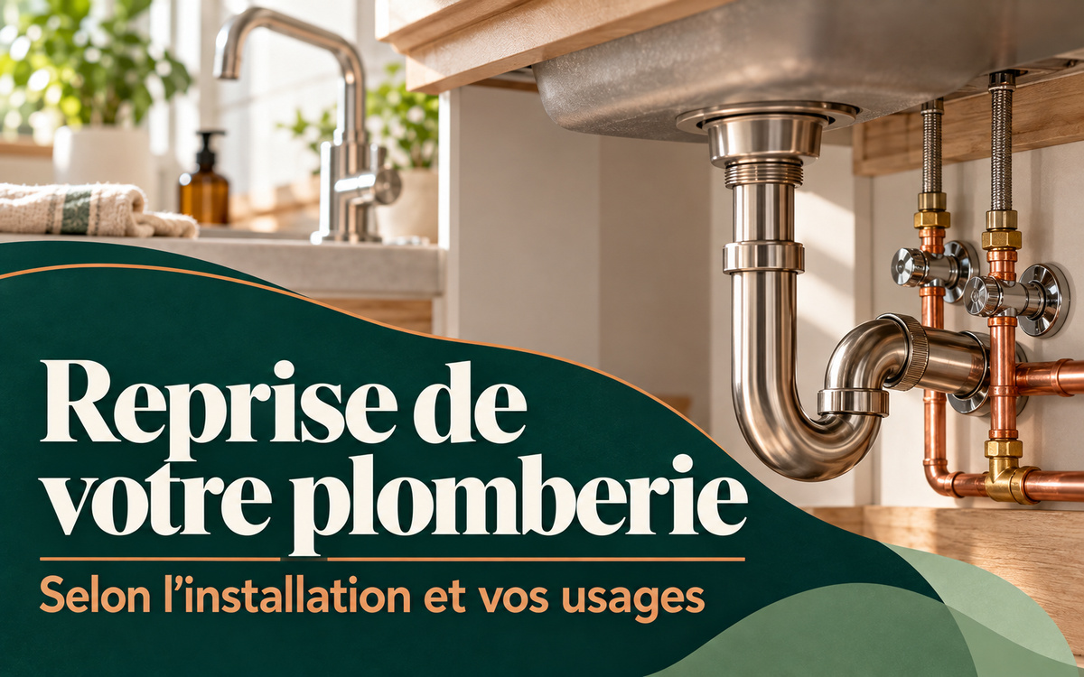Reprise de votre plomberie à Jonzac et dans un rayon de 100 km à Haux