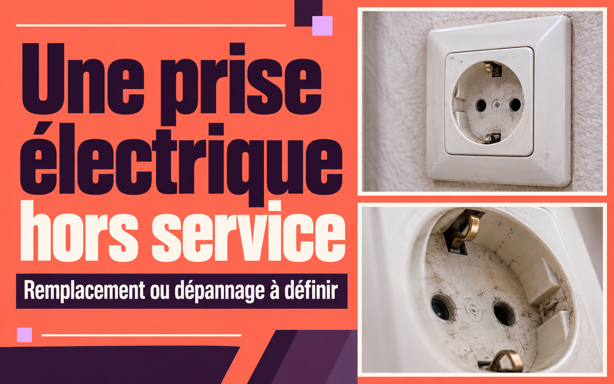 Je vais réparer ou remplacer votre prise électrique à Favières