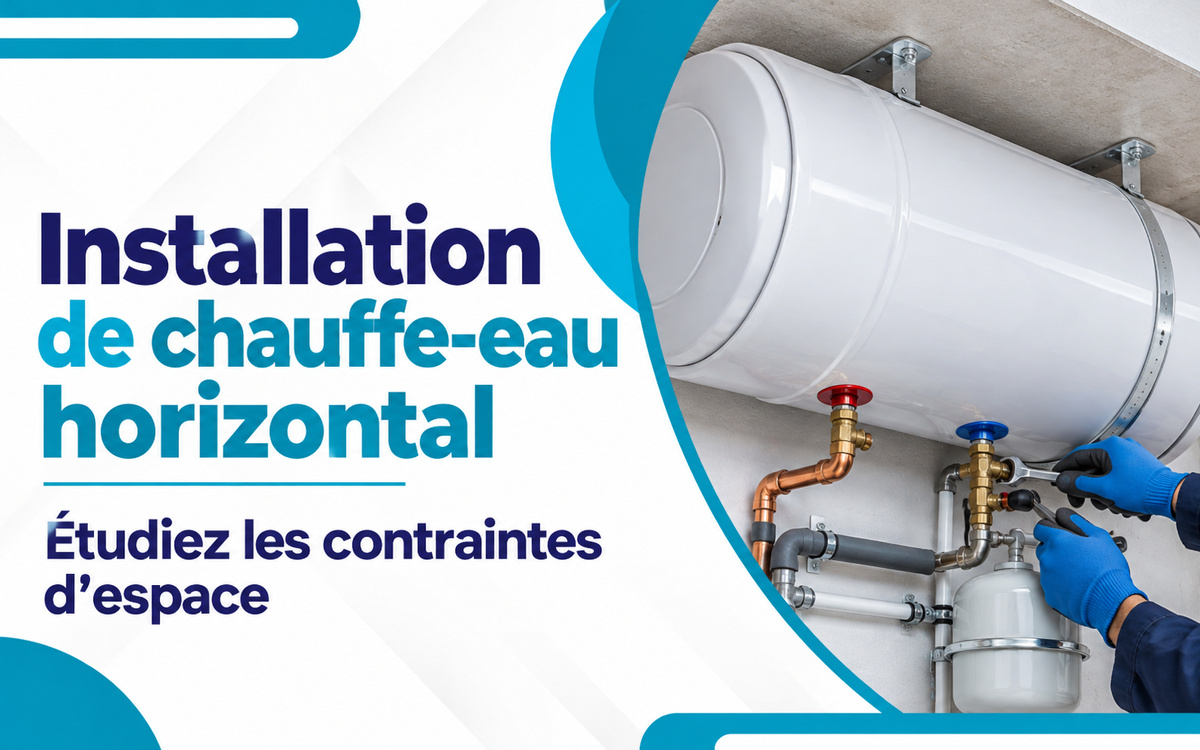 Installation de chauffe-eau horizontal à Vitry-sur-Seine et dans un rayon de 40 km à Saint-Cloud