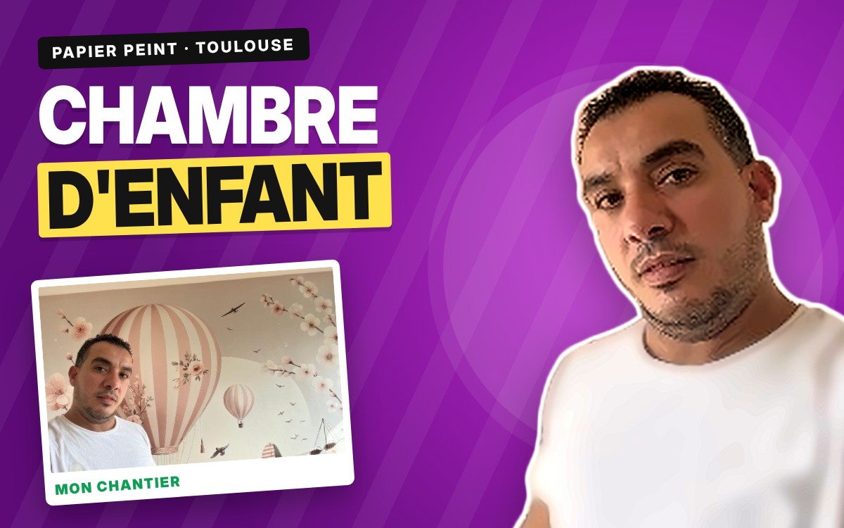 Papier peint pour chambre d'enfant à Lacaugne