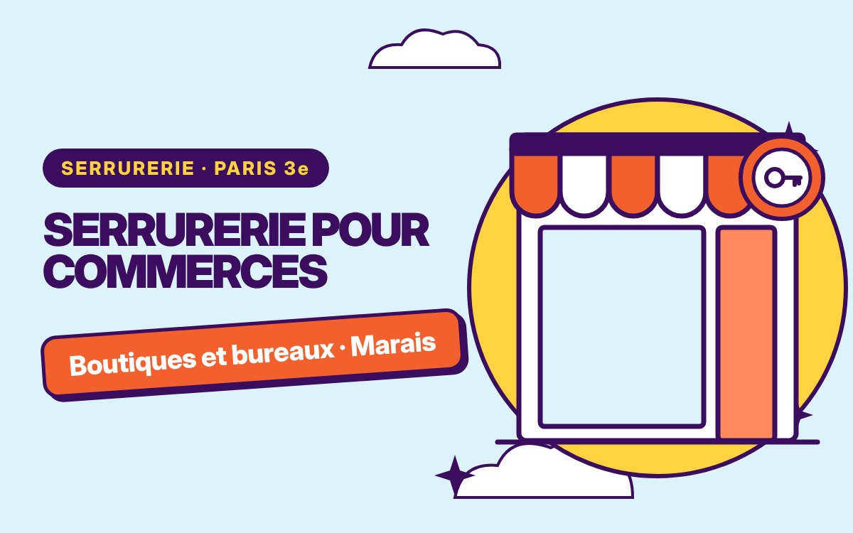 Serrurerie pour commerces et bureaux à Le Vésinet