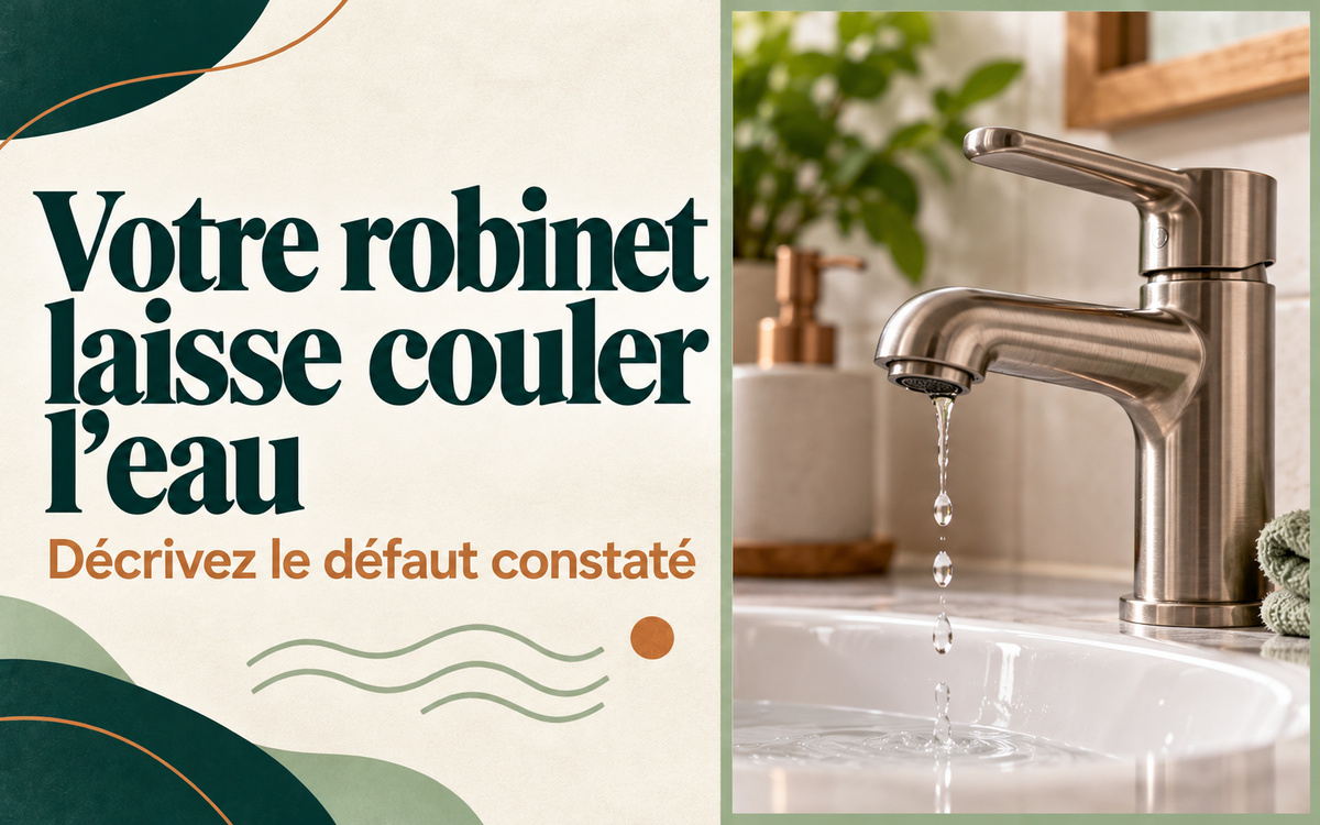 Votre robinet laisse couler l’eau à Jonzac et dans un rayon de 100 km à Haux
