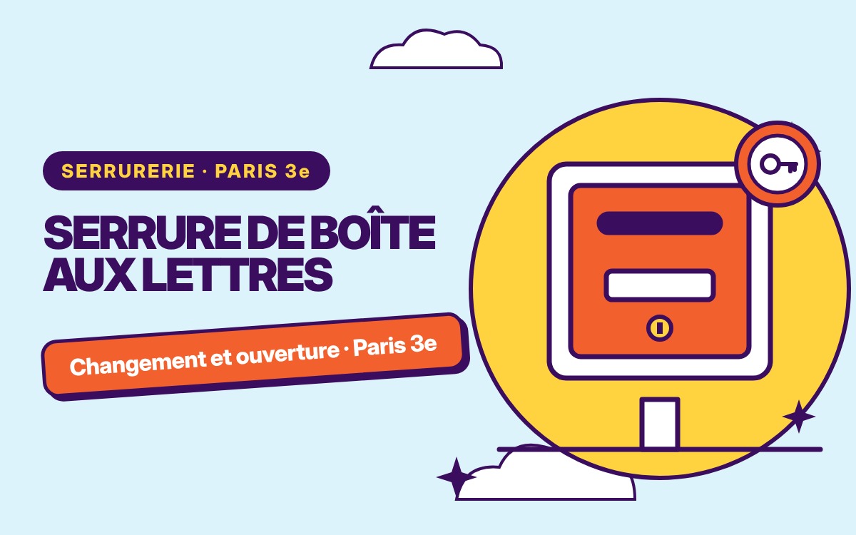 Serrure de boîte aux lettres à Le Vésinet