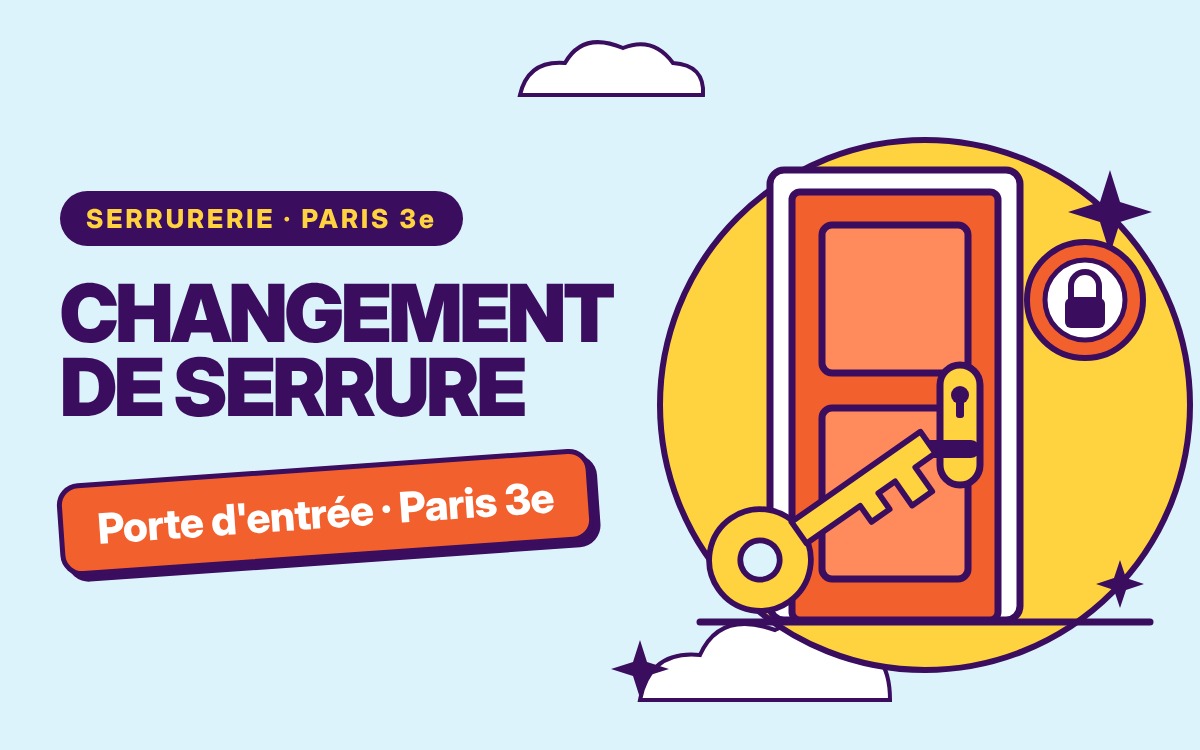 Changement et remplacement de serrure à Le Vésinet