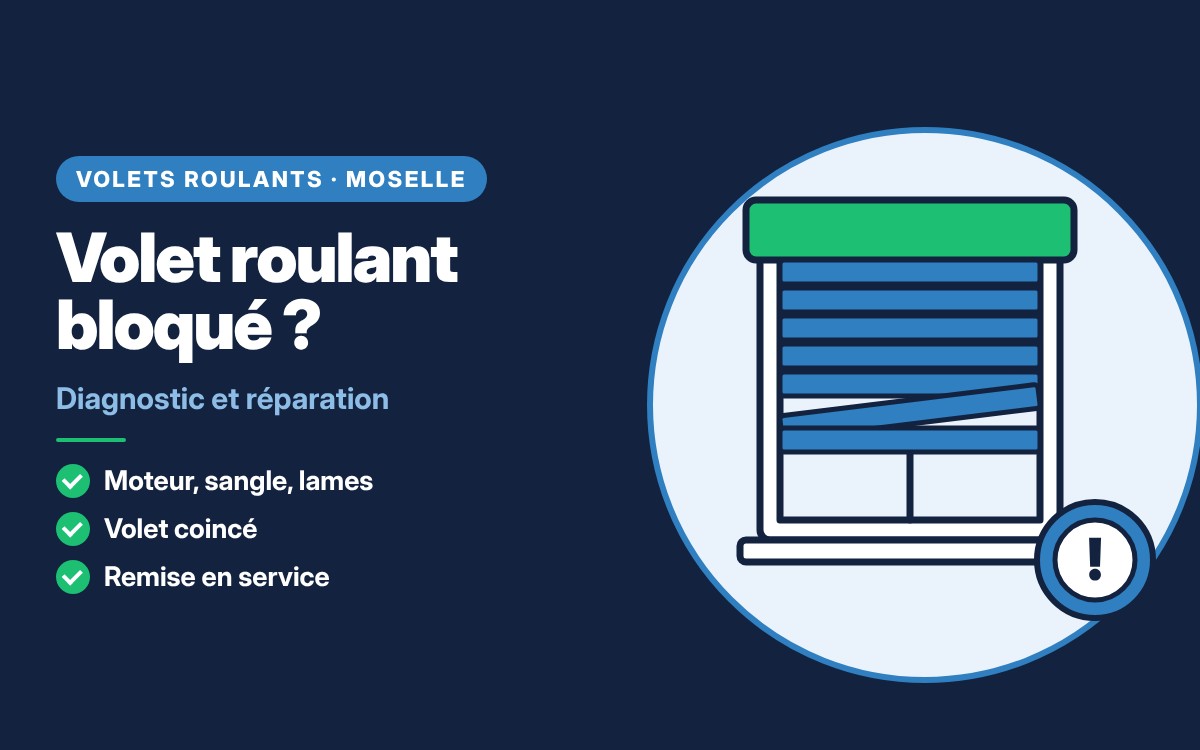Dépannage de volet roulant à Diffembach-lès-Hellimer