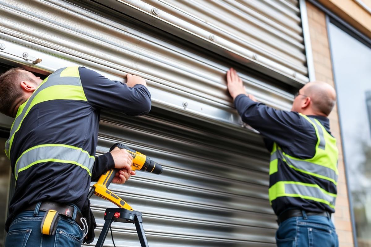 un installateur de rideau métallique en intervention à Sète (34200)