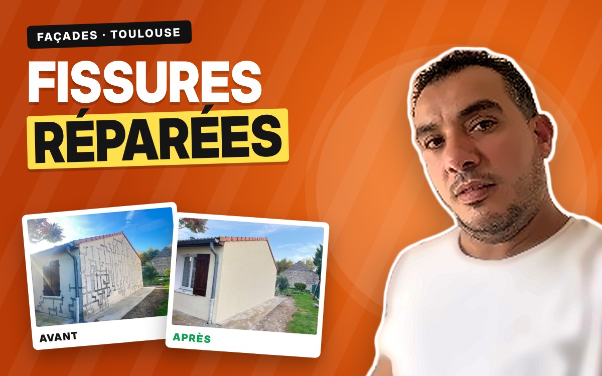 Traitement des fissures de façade à Lacaugne