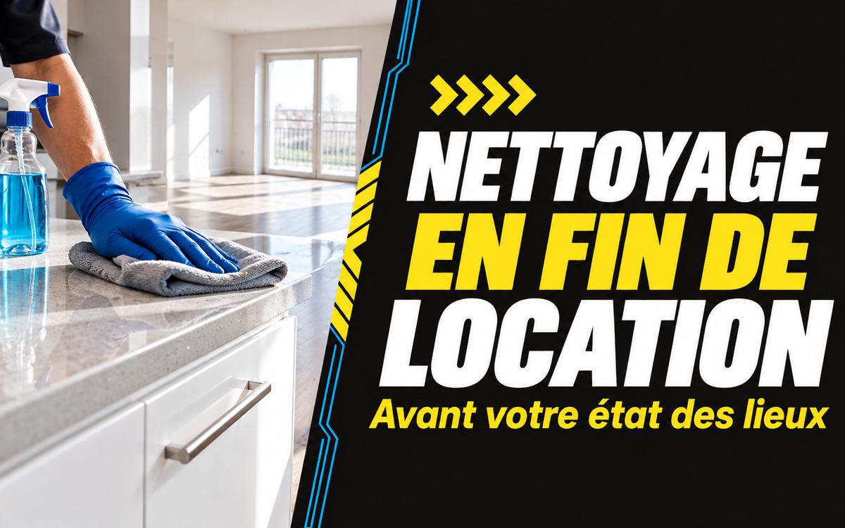 Nettoyage en fin de location à Bordeaux et dans un rayon de 40 km à Izon