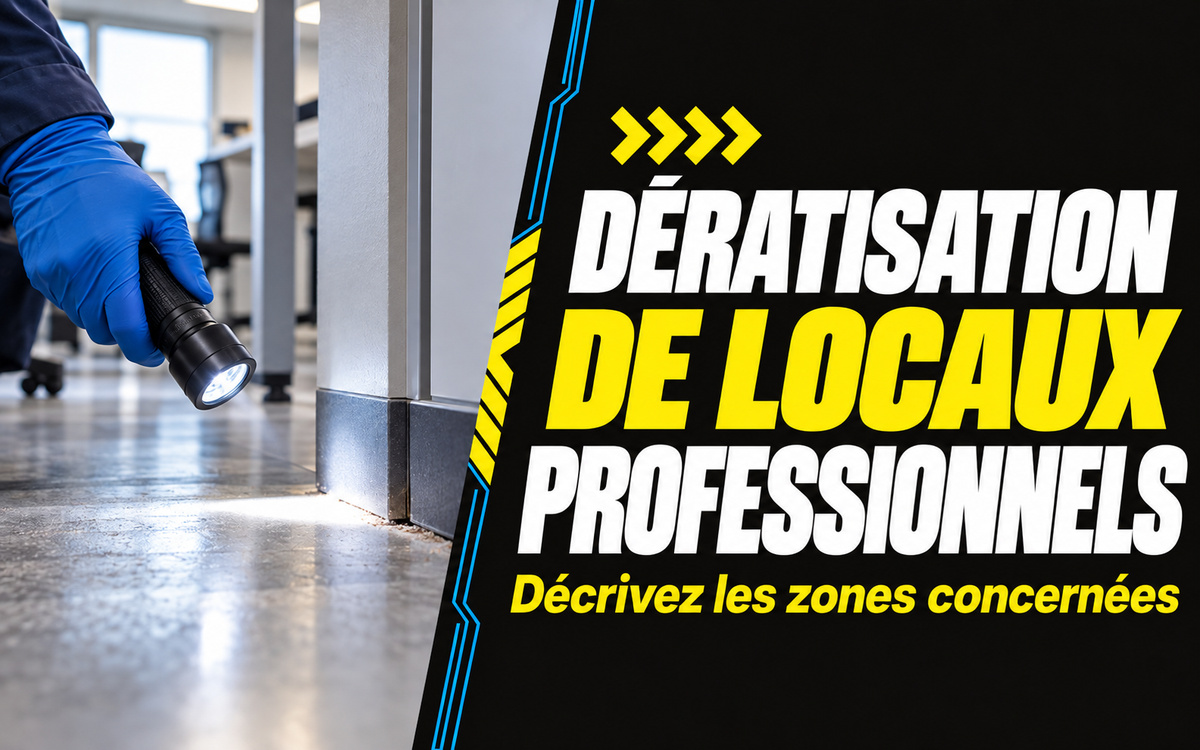 Dératisation de locaux professionnels à Bordeaux et dans un rayon de 40 km à Izon