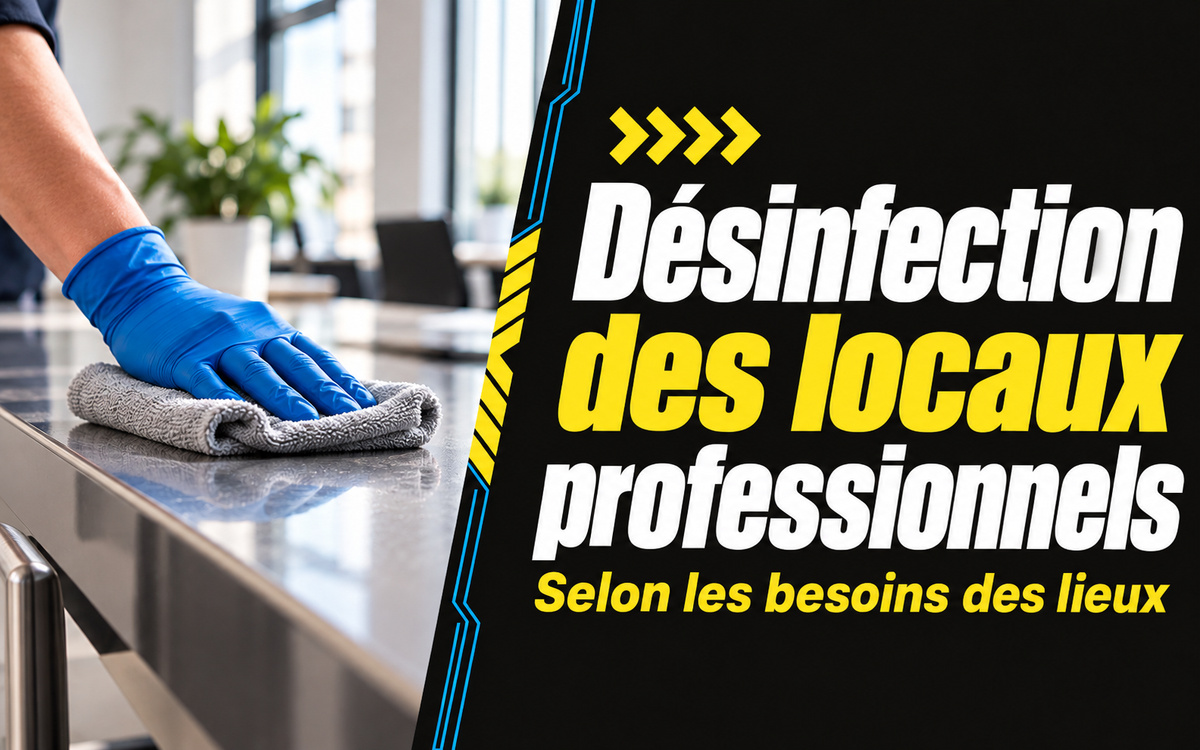 Désinfection des locaux professionnels à Bordeaux et dans un rayon de 40 km à Izon