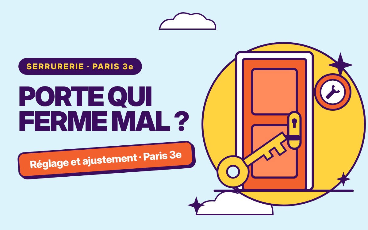 Réglage de porte qui frotte ou ferme mal à Le Vésinet