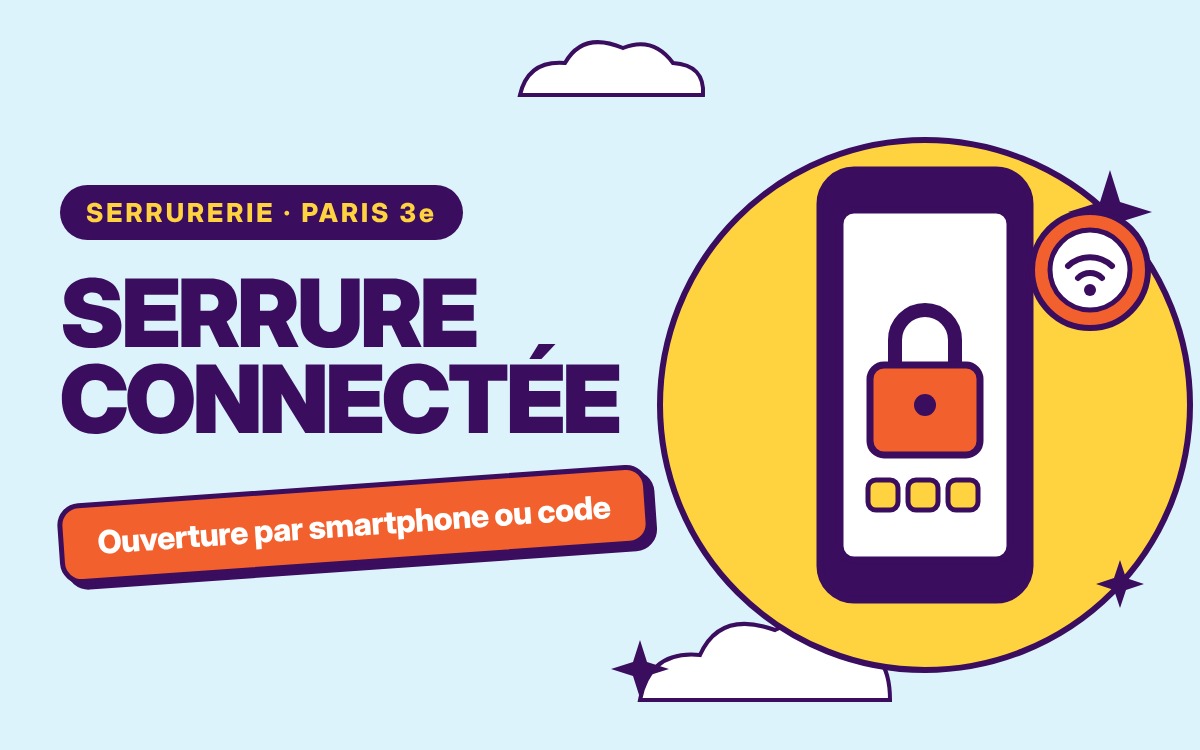 Installation de serrure connectée à Le Vésinet