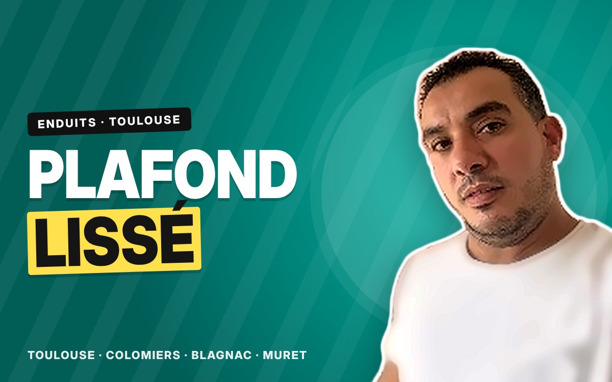 Lissage et enduit de plafond à Lacaugne