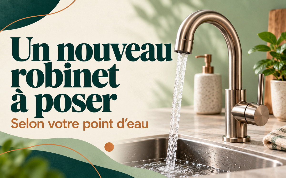 Un nouveau robinet à poser à Jonzac et dans un rayon de 100 km à Haux