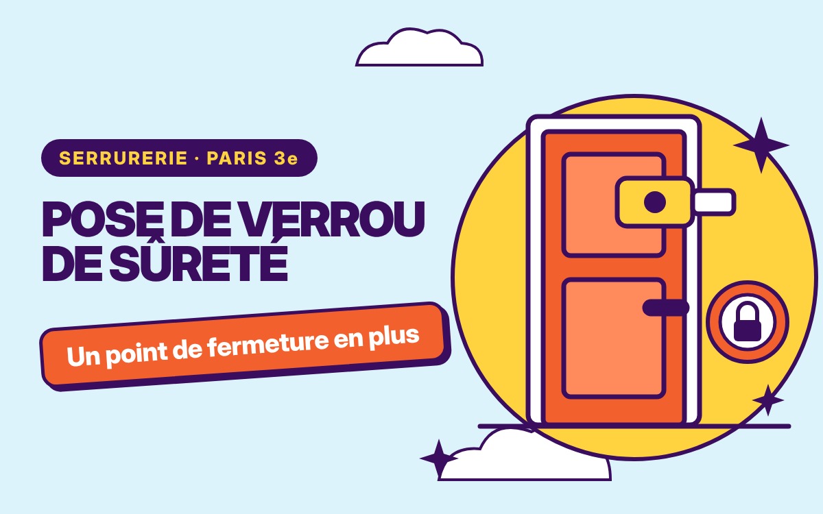 Pose de verrou de sûreté supplémentaire à Le Vésinet