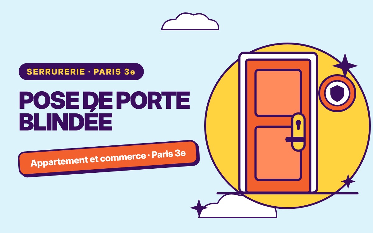 Pose de porte blindée à Le Vésinet