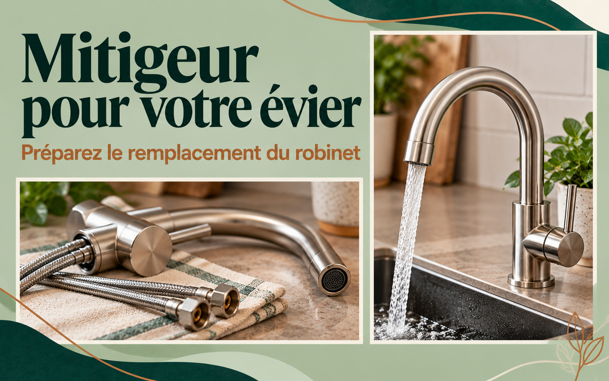 Mitigeur pour votre évier à Jonzac et dans un rayon de 100 km à Haux
