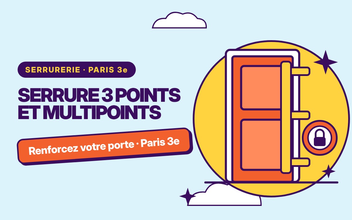 Pose de serrure multipoints à Le Vésinet