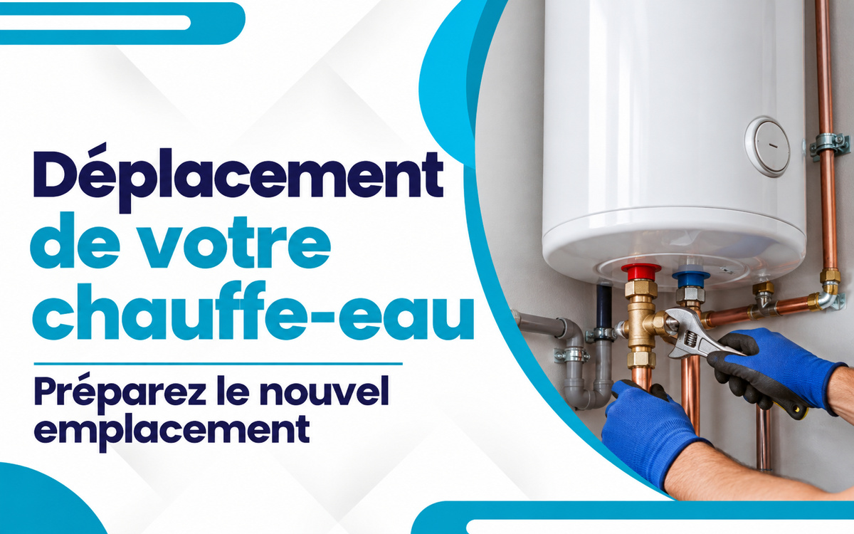 Déplacement de votre chauffe-eau à Vitry-sur-Seine et dans un rayon de 40 km à Saint-Cloud